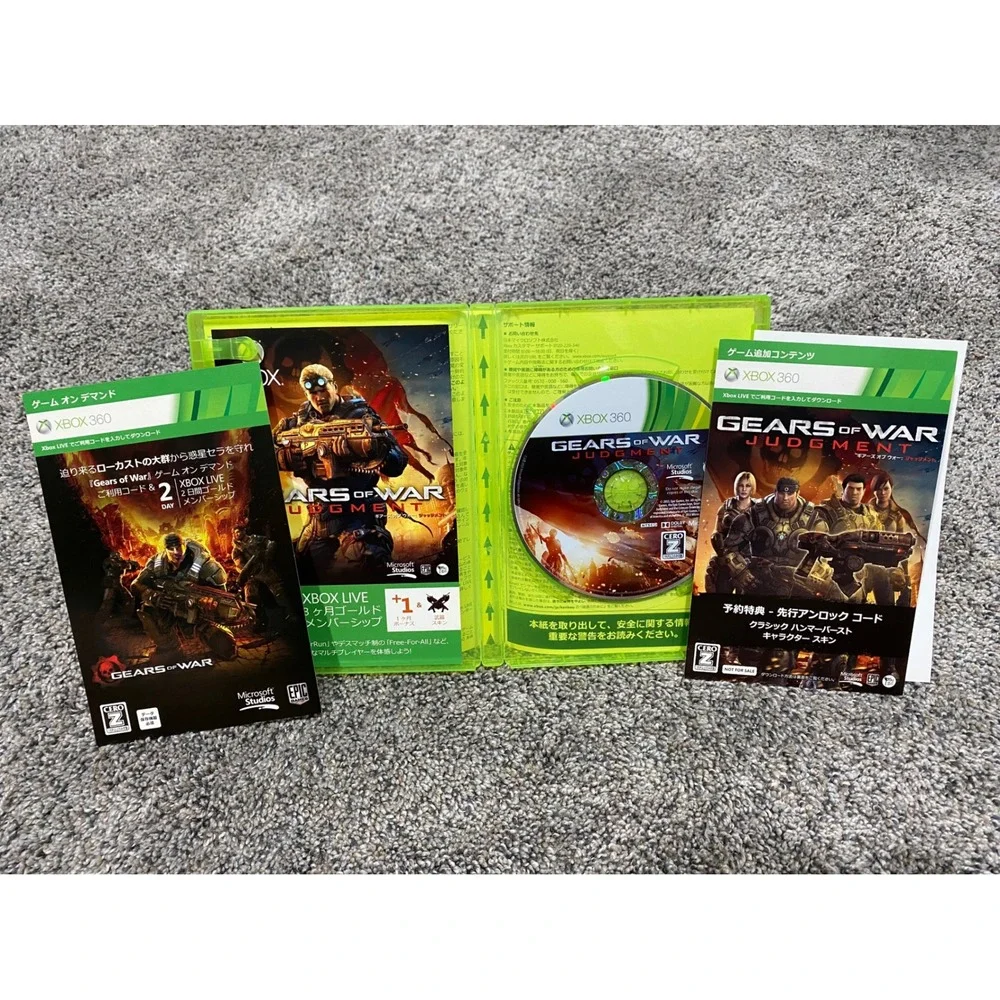 Gears of War Judgment Xbox 360 NTSC-J Excellent Import JP
